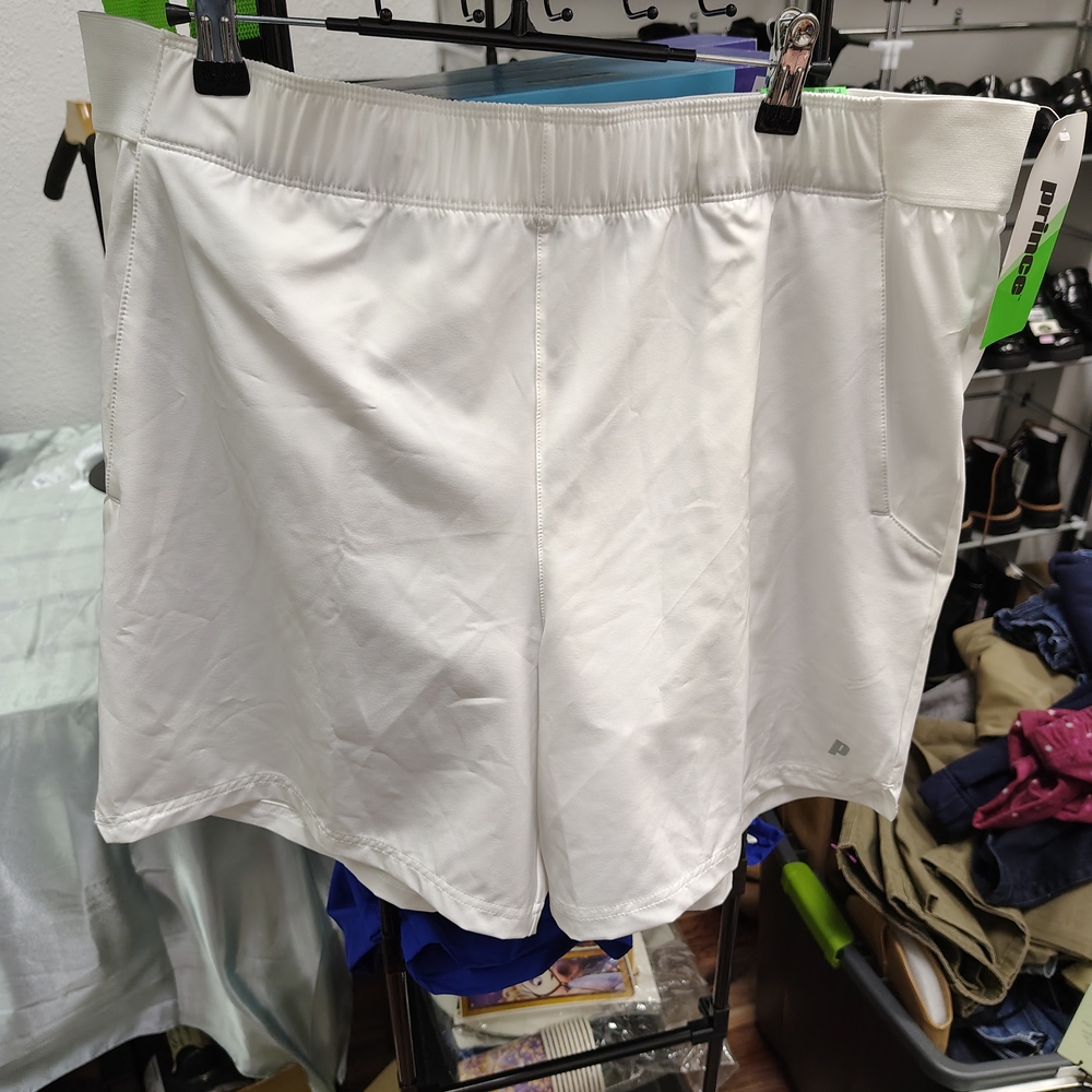 Prince White Tennis Shorts